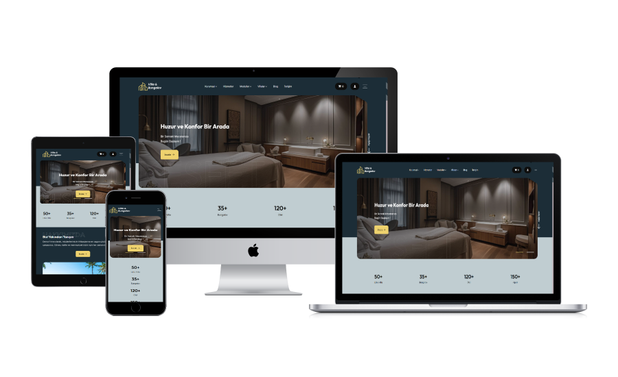Villa & Bungalov Kiralama Sitesi - DWEB18 Villa & Bungalov Kiralama Sitesi - DWEB18
